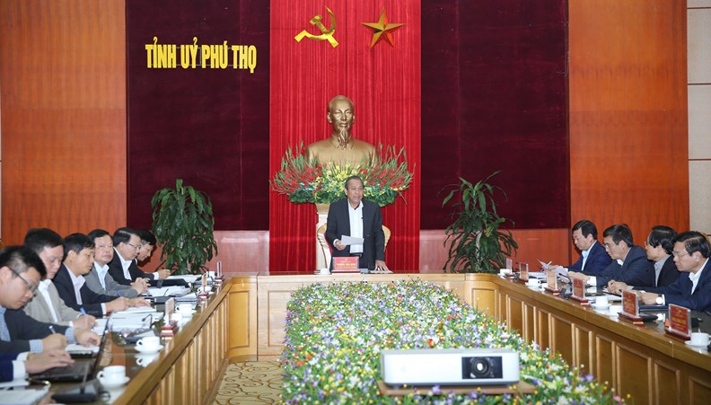 Công bố kế hoạch kiểm tra công tác phòng, chống tham nhũng tại tỉnh Phú Thọ - ảnh 1